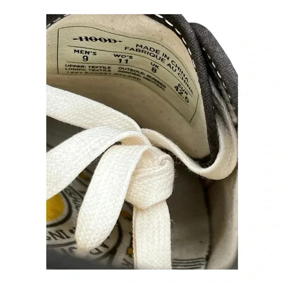 🆕Hood Rockets Black Canvas Men's Sneakers - Picture 9 of 9